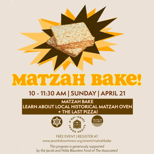Banner Image for Matzah Bake